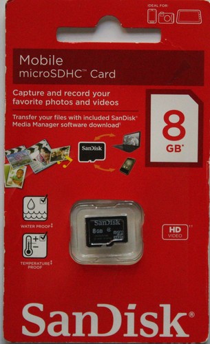 Micro sandisk gb class - micro, sd
